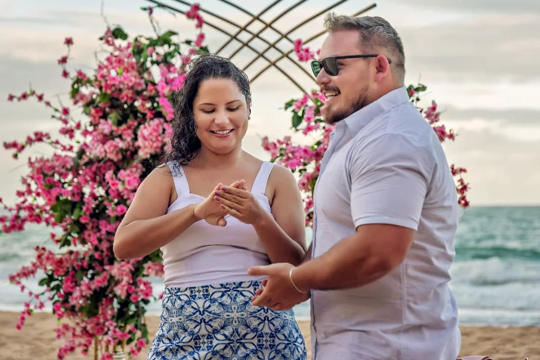 Pollyana e Wayter juntos