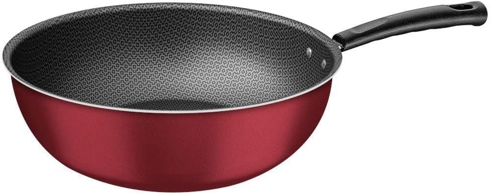 Tramontina Frigideira Funda Versalhes Alumínio 28cm 4,9L Antiaderente Starflon Vermelho
