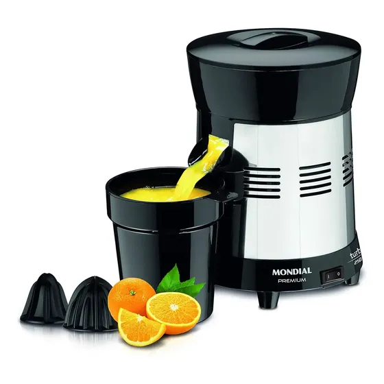 Extrator de Frutas Mondial Turbo Premium 250W Bivolt