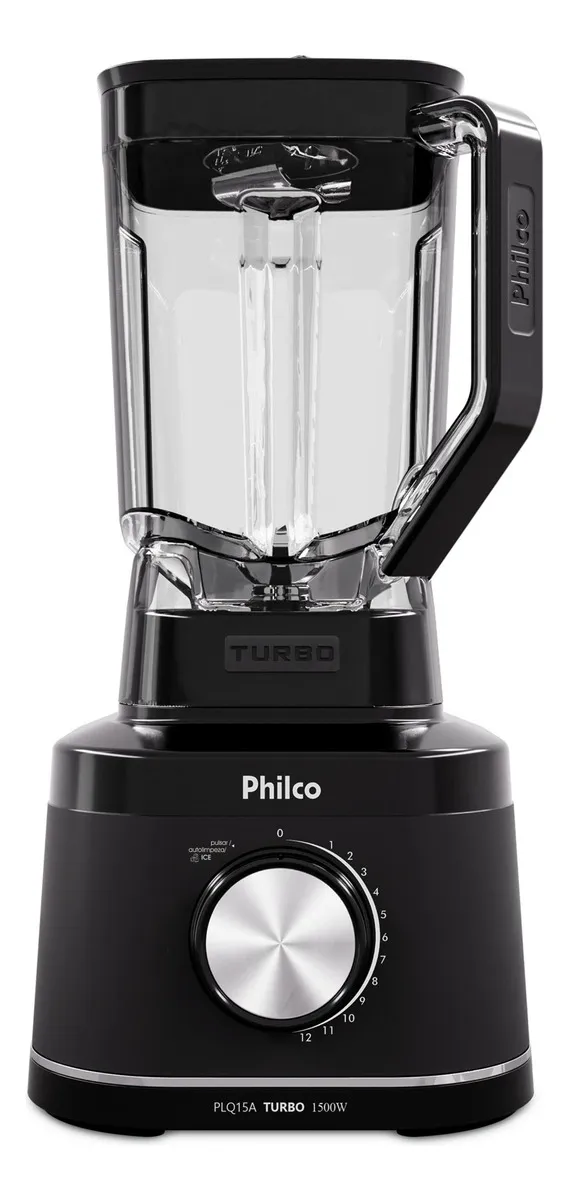 Liquidificador Philco 1500W 3,1L 12 Velocidades com 6 Lâminas